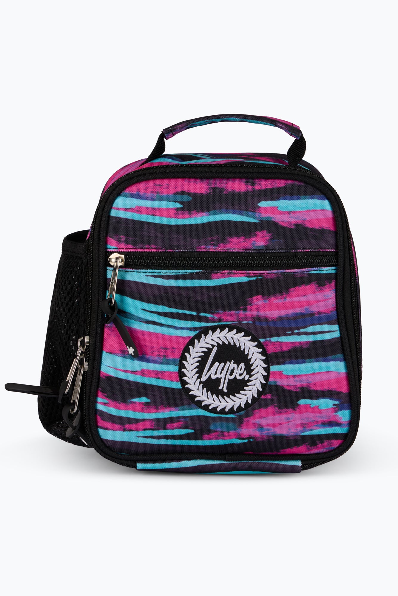 Hype Unisex Multi Pastel Zebra Lunch Bag