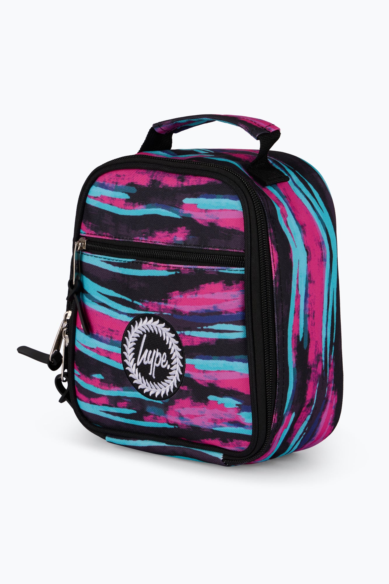 Hype Unisex Multi Pastel Zebra Lunch Bag