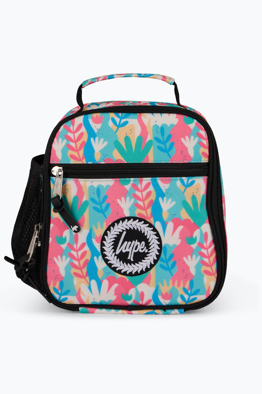 Hype Unisex Multi Pastel Flower Garden Lunch Bag