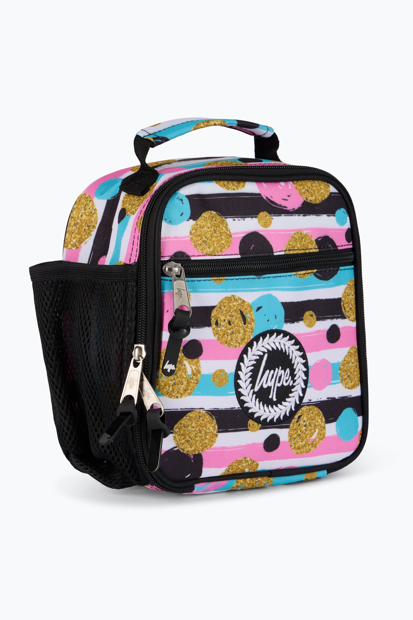 Hype Unisex Multi Spots And Stripes Lunch Bag