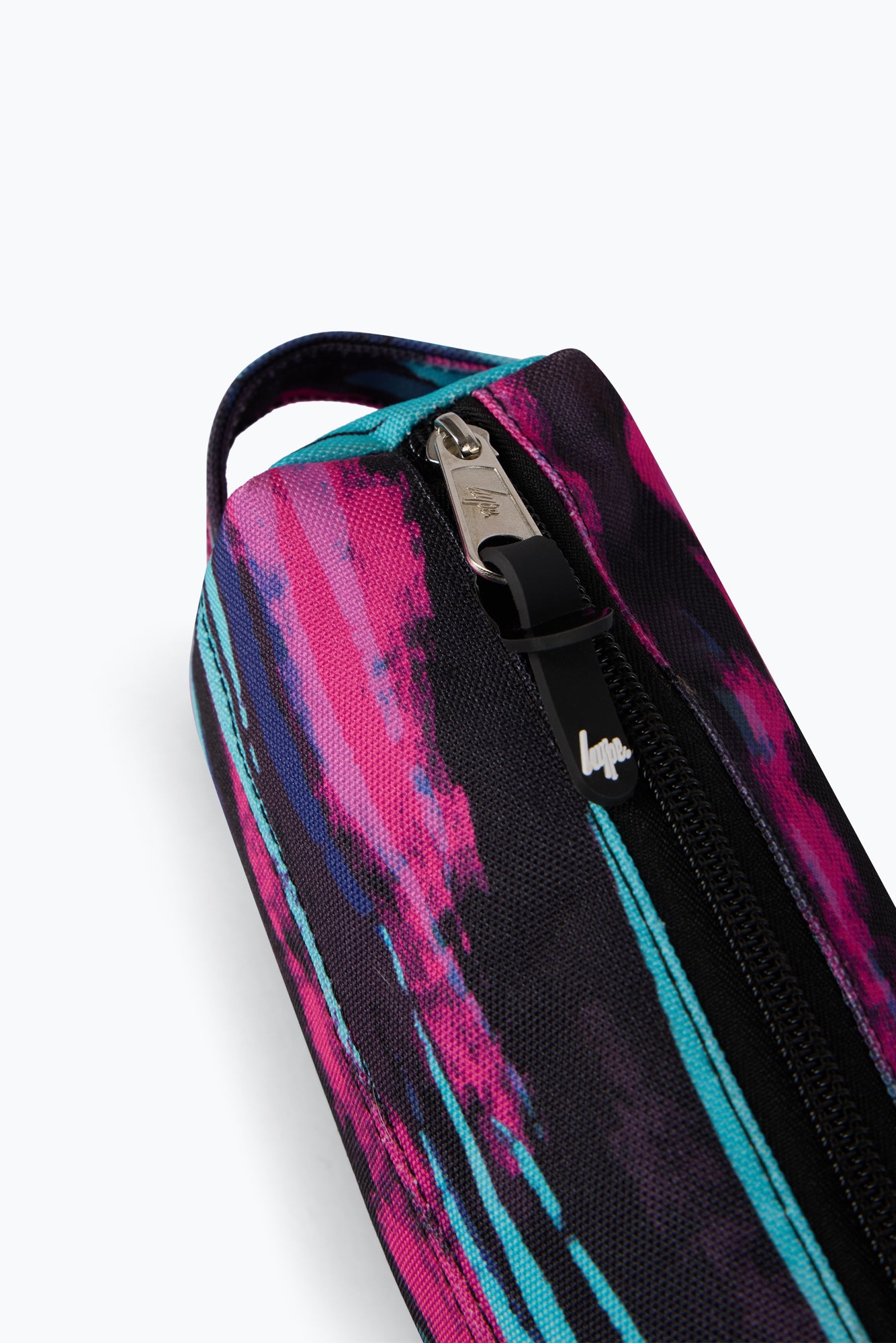 Hype Unisex Multi Pastel Zebra Pencil Case