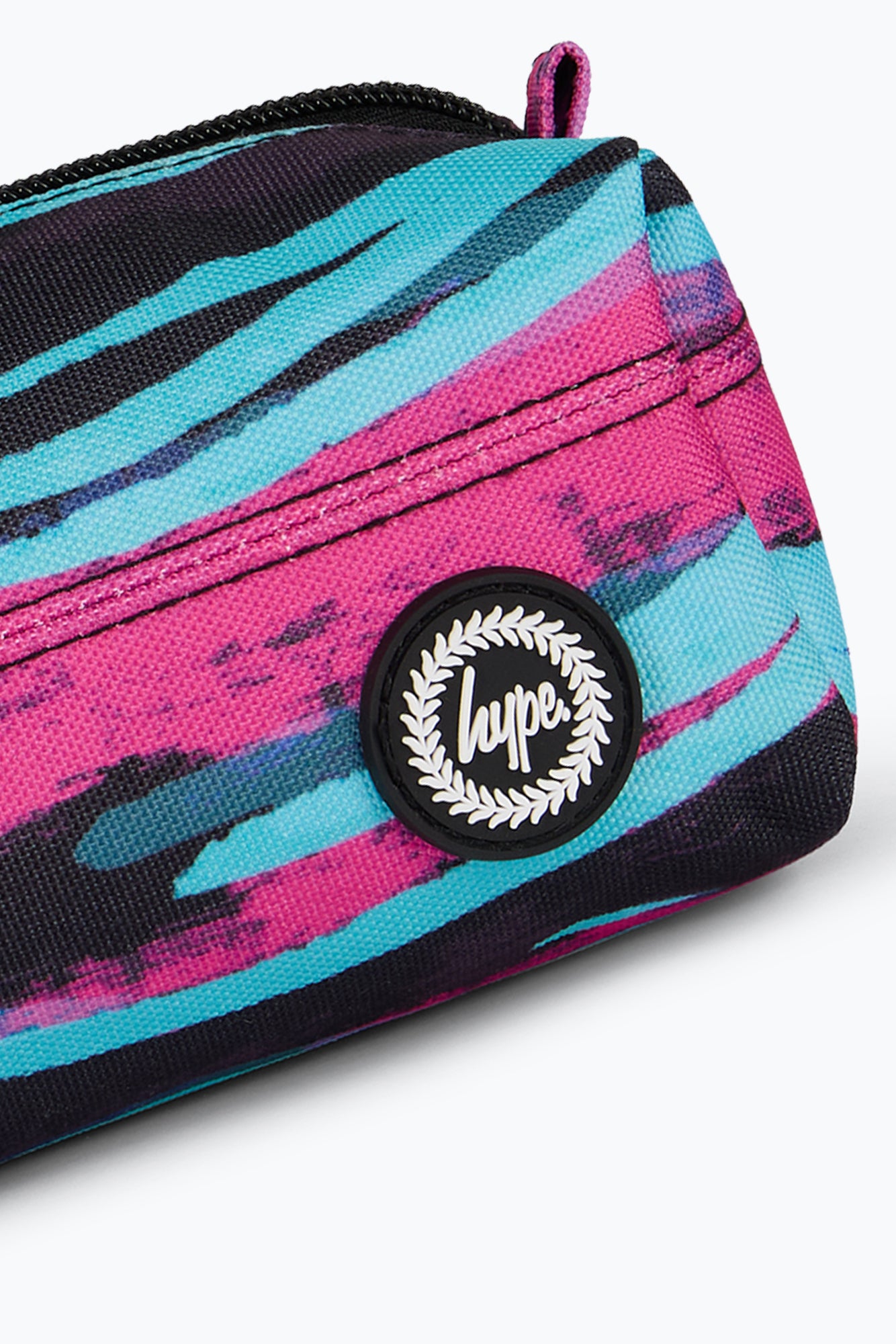 Hype Unisex Multi Pastel Zebra Pencil Case