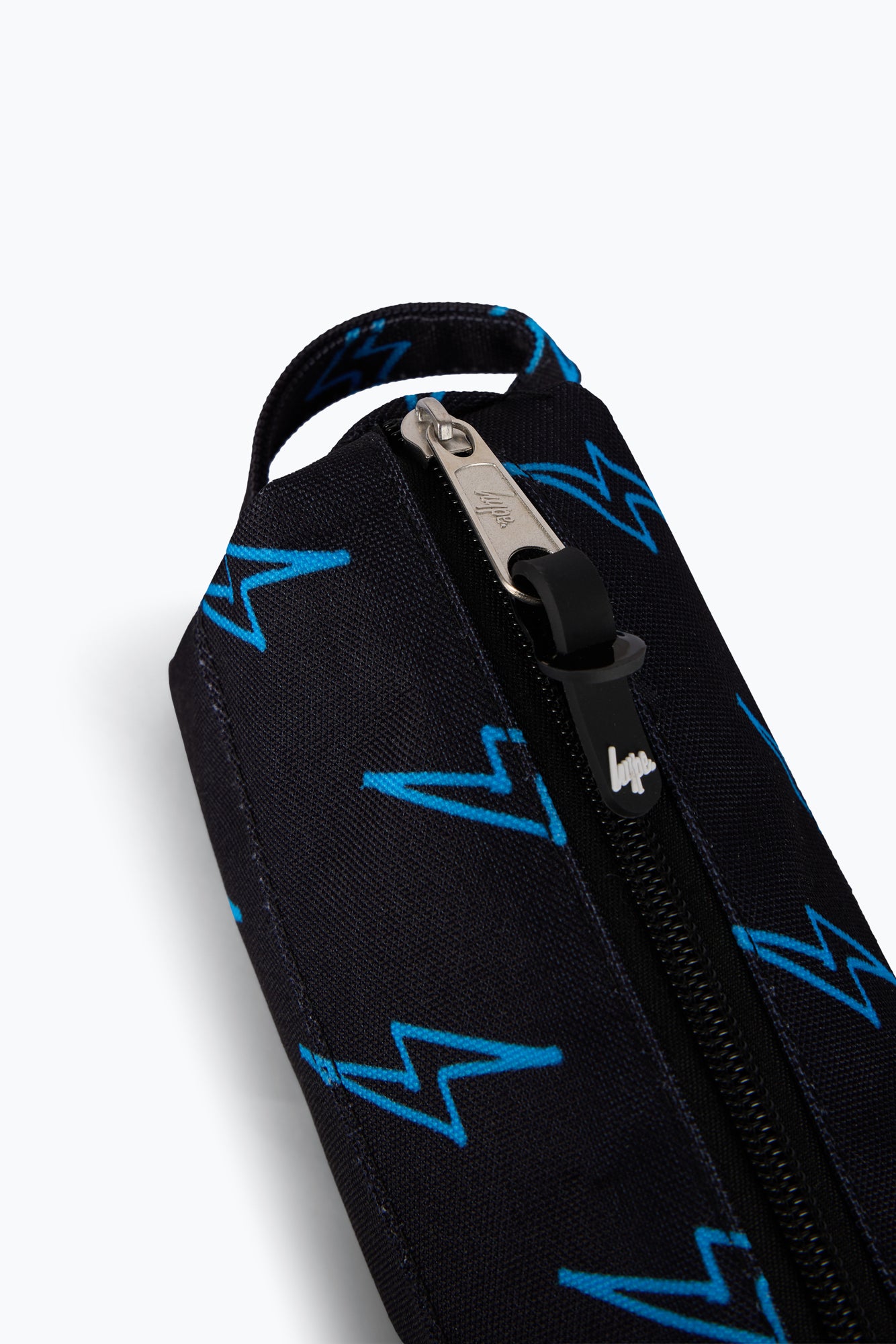 Hype Unisex Black Blue Black Blue Lightning Pencil Case