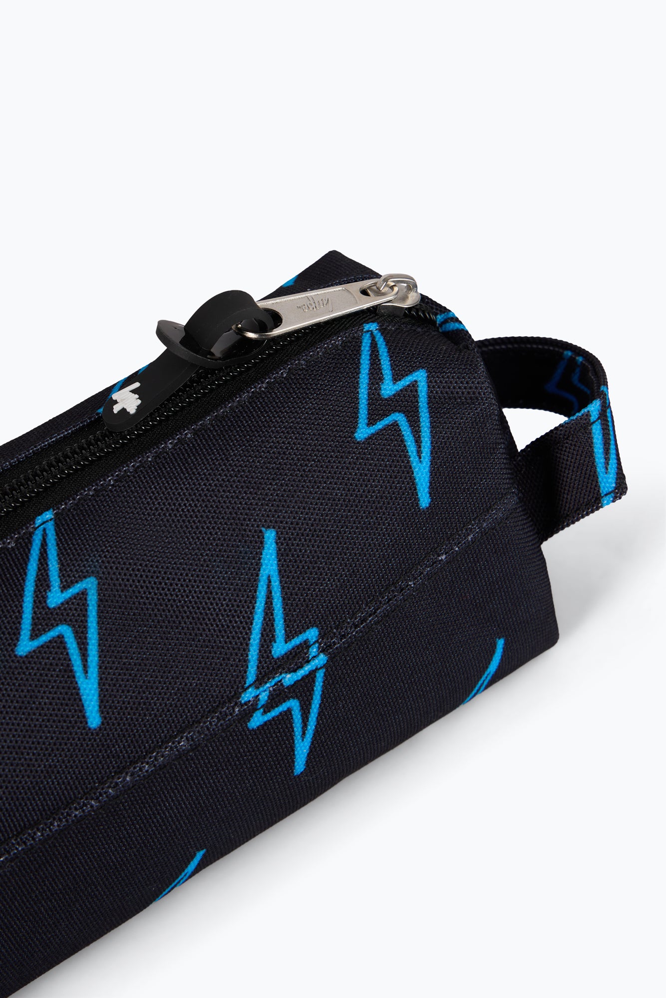 Hype Unisex Black Blue Black Blue Lightning Pencil Case