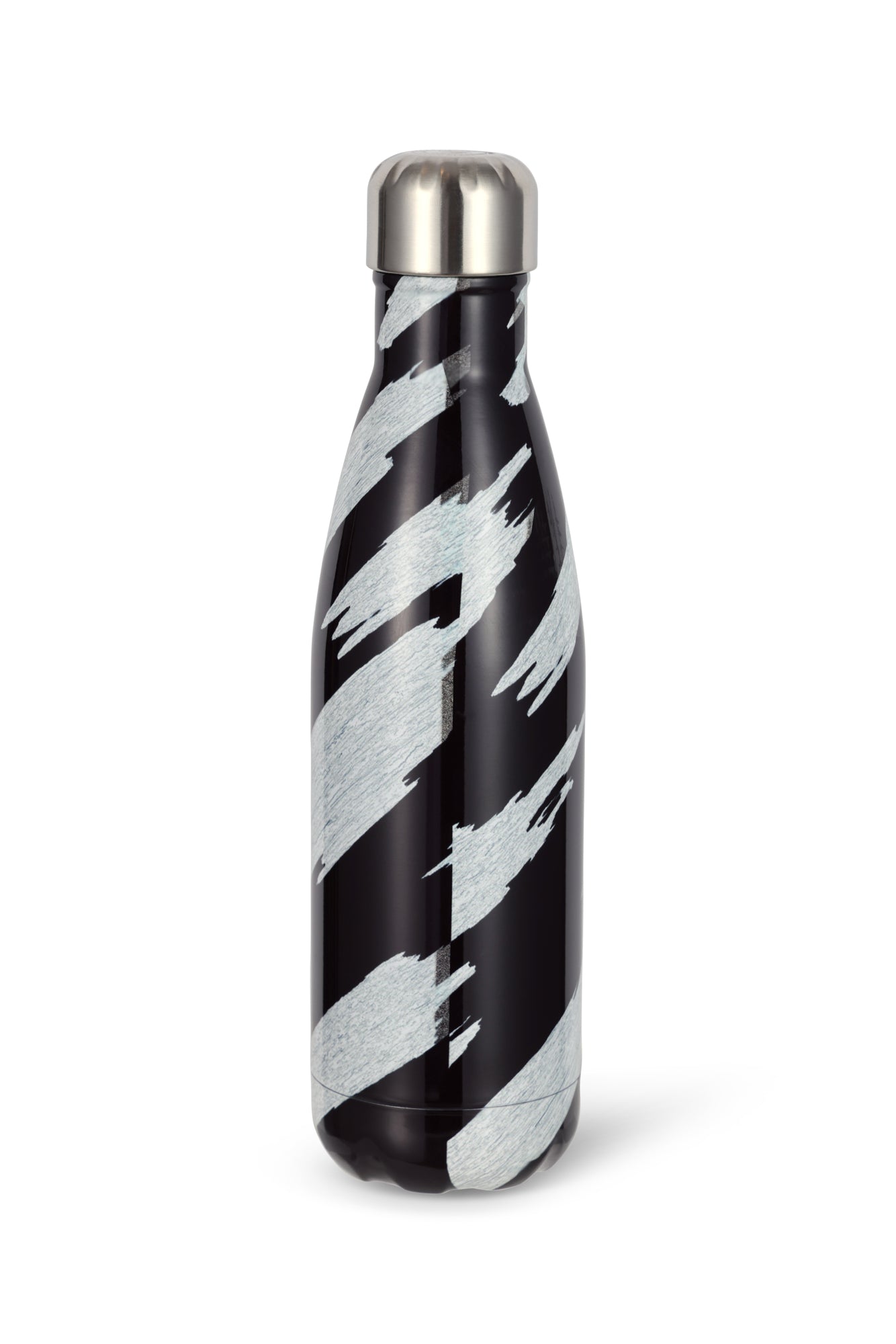 Hype Unisex Black Angles Thermal Water Bottle