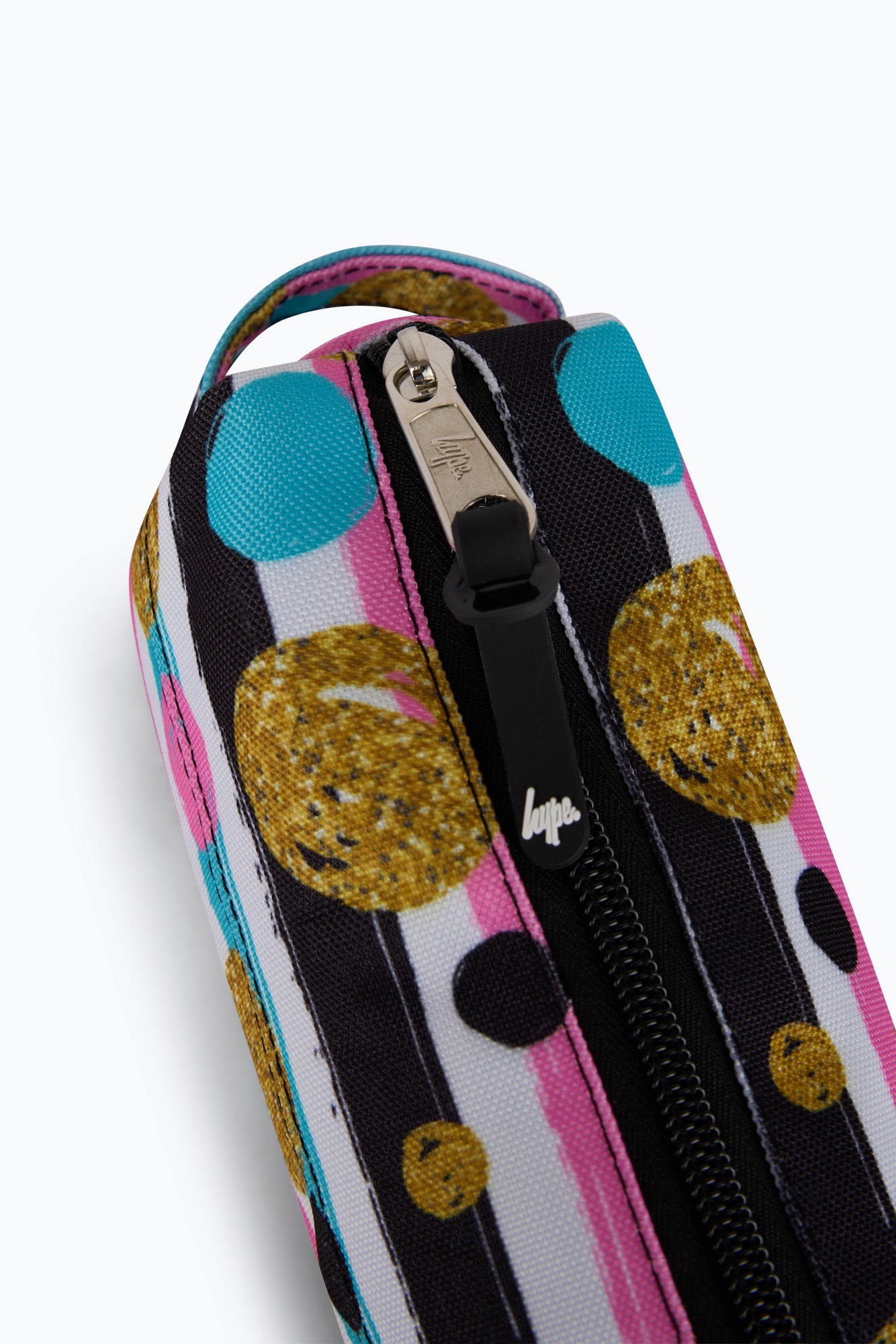 Hype Unisex Multi Spots And Stripes Pencil Case