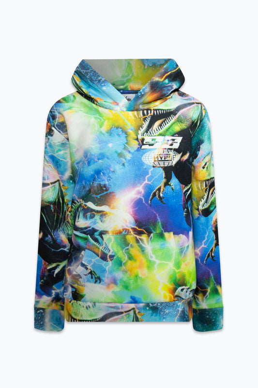 Hype Boys Multi Bionic Dinosaur Hoodie
