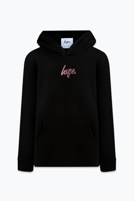 Hype Girls Black Heart Hoodie