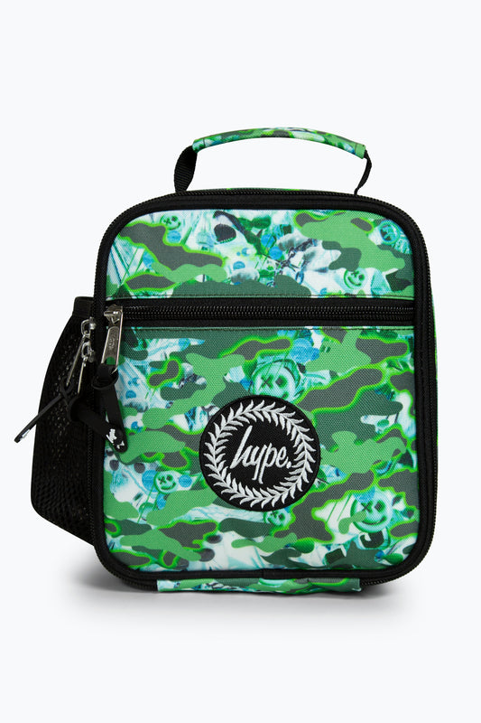 Hype Boys Multi Shark Smile Camo Lunch Box