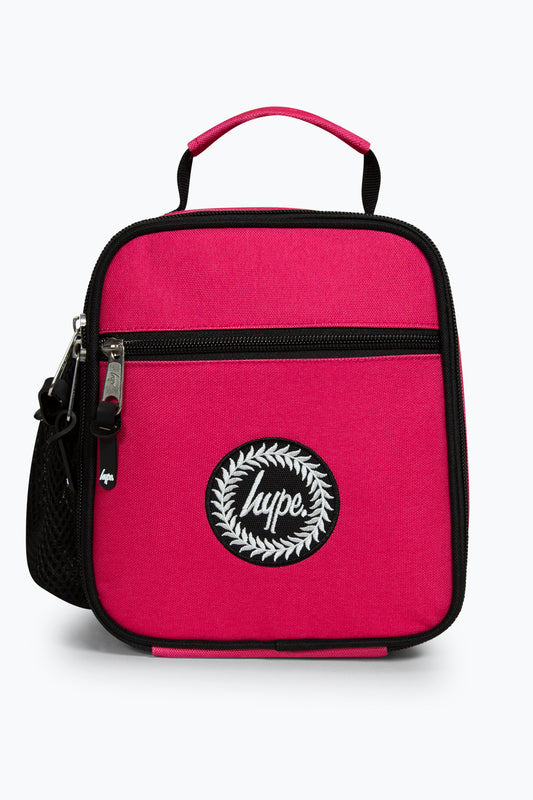 Hype Girls Pink Applique Heart Lunch Box