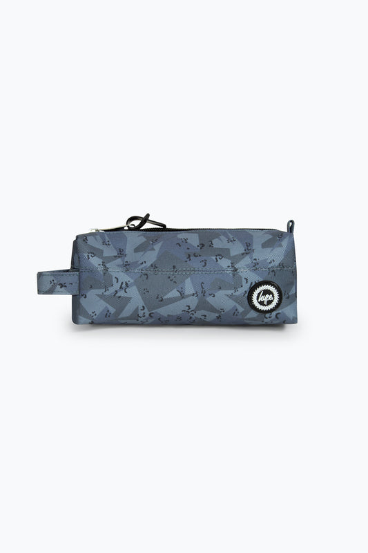 Hype Boys Multi Geo Gloom Camo Pencil Case