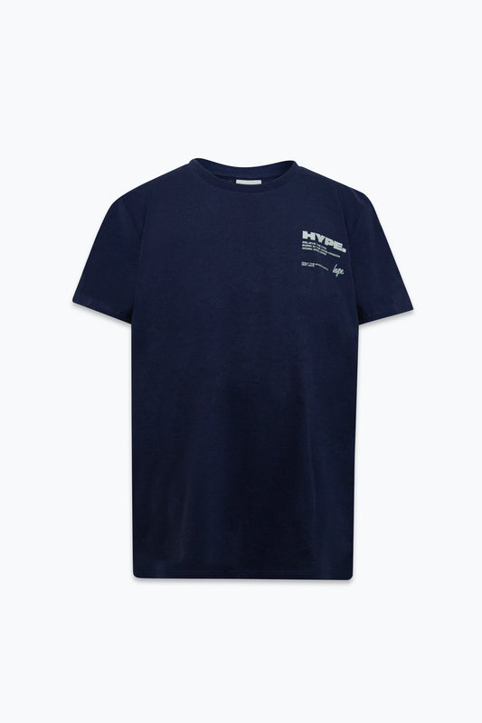Hype Kids Navy Block T-Shirt