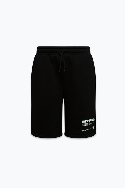 Hype Kids Black Block Shorts