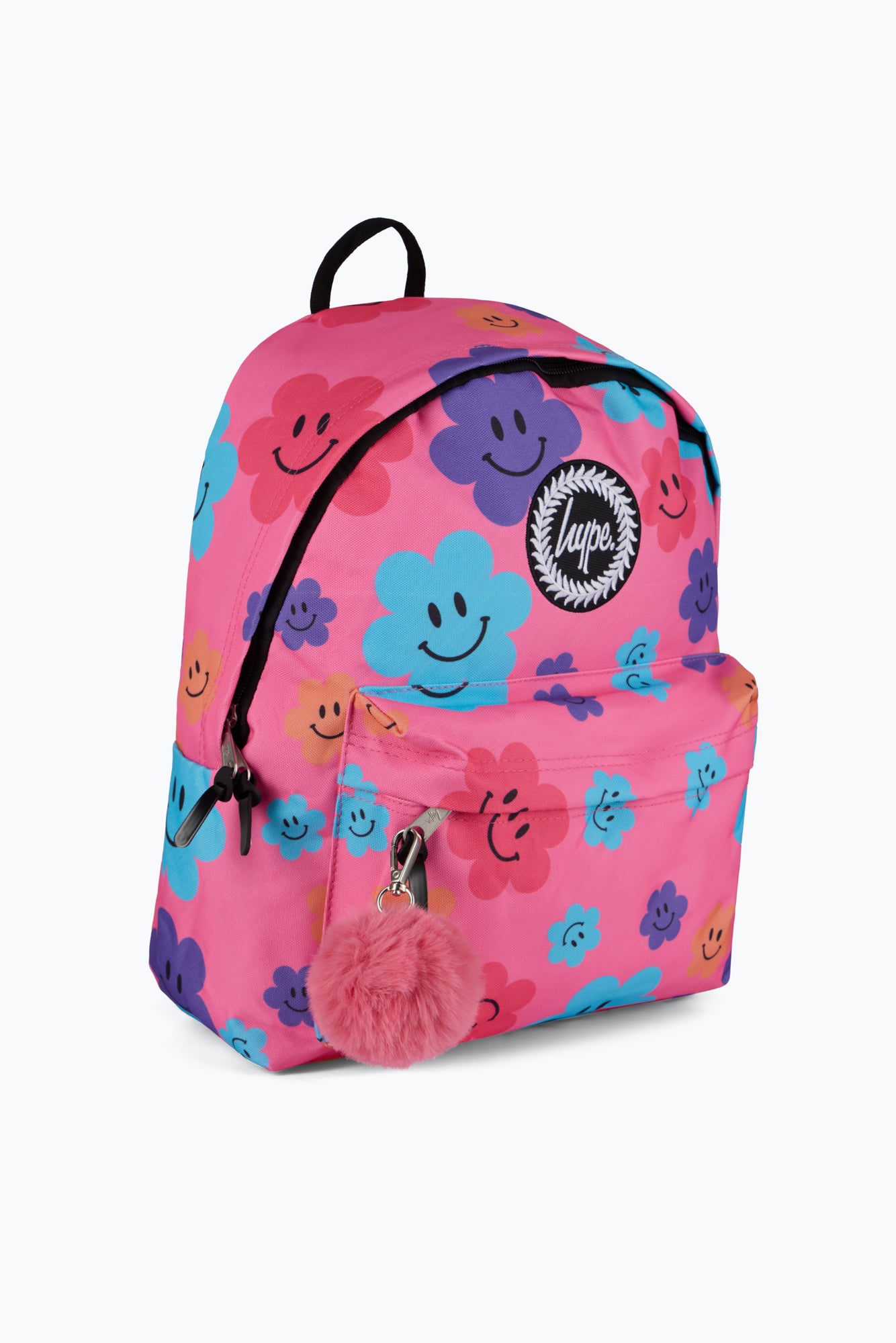 Hype Unisex Pink Happy Flowers Backpack