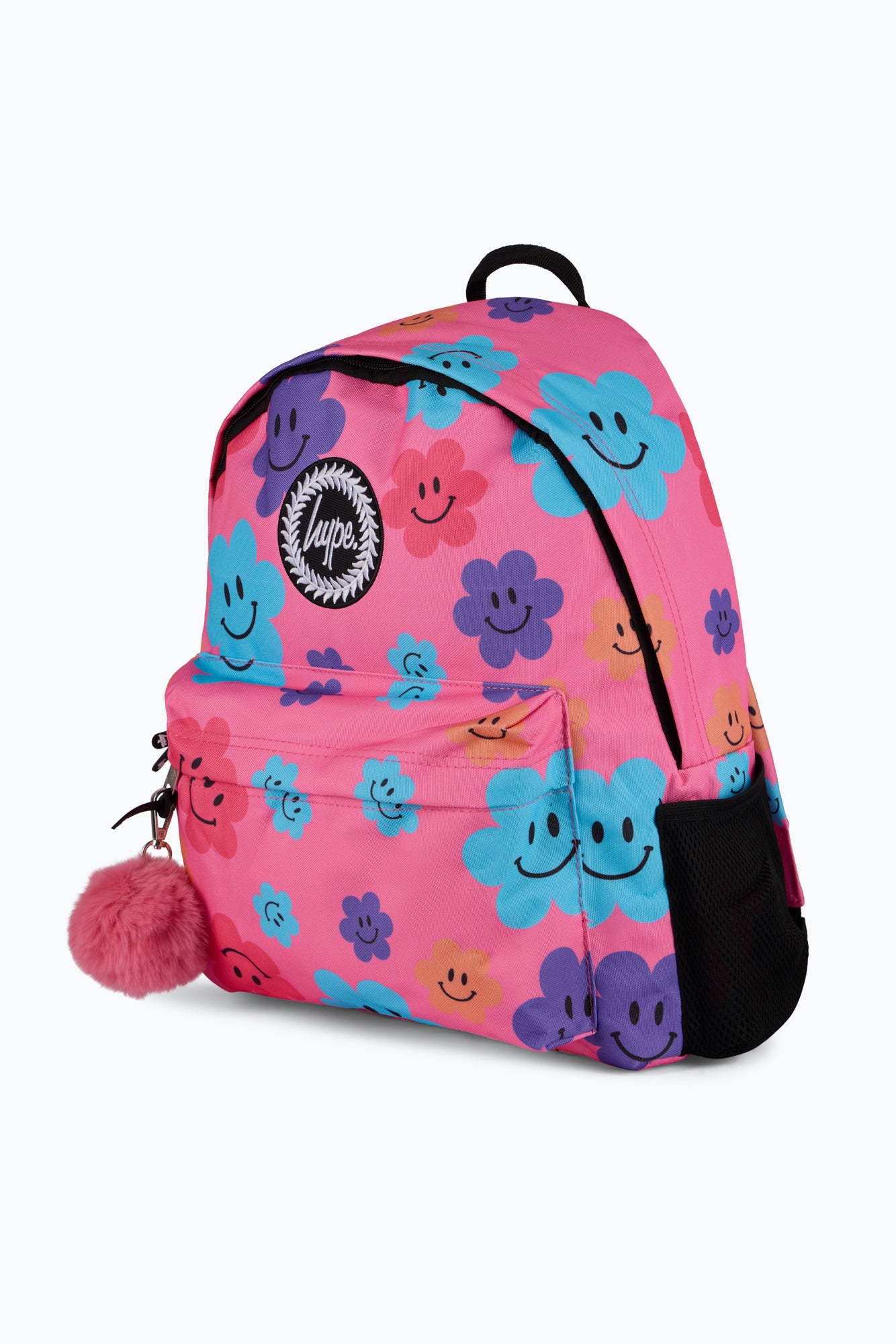 Hype Unisex Pink Happy Flowers Backpack