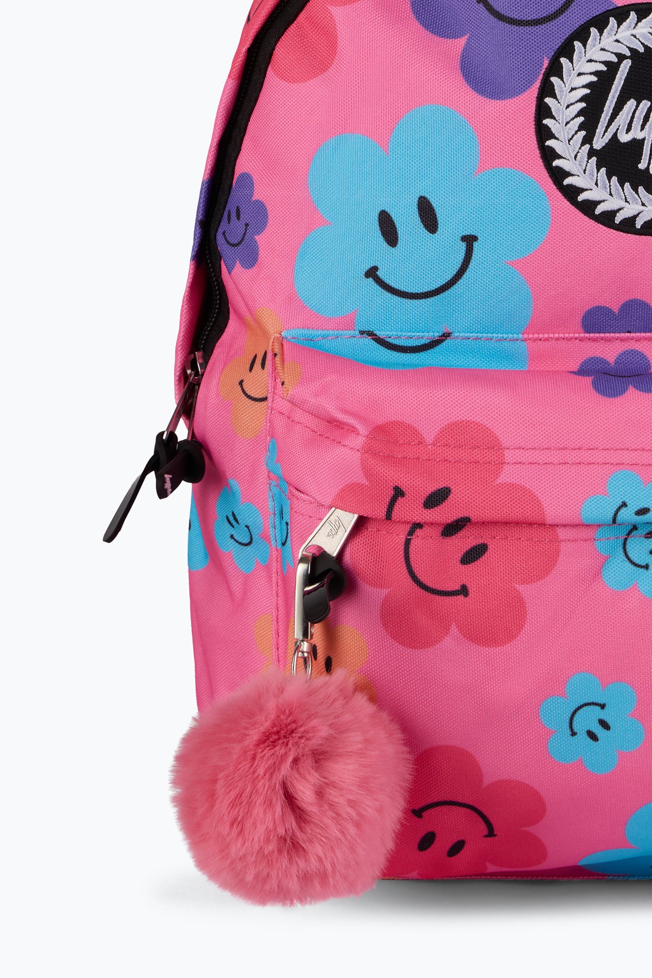 Hype Unisex Pink Happy Flowers Backpack