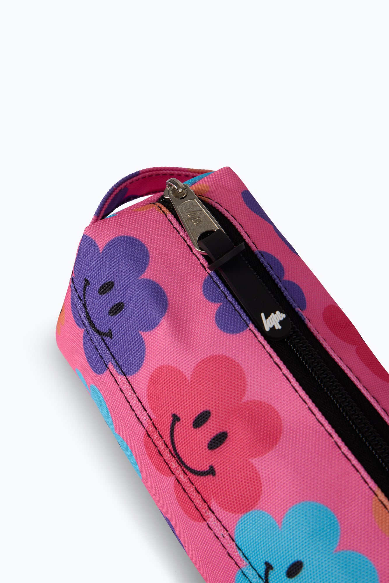 Hype Unisex Pink Happy Flowers Pencil Case