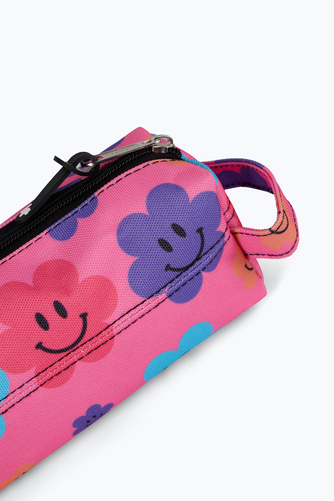 Hype Unisex Pink Happy Flowers Pencil Case