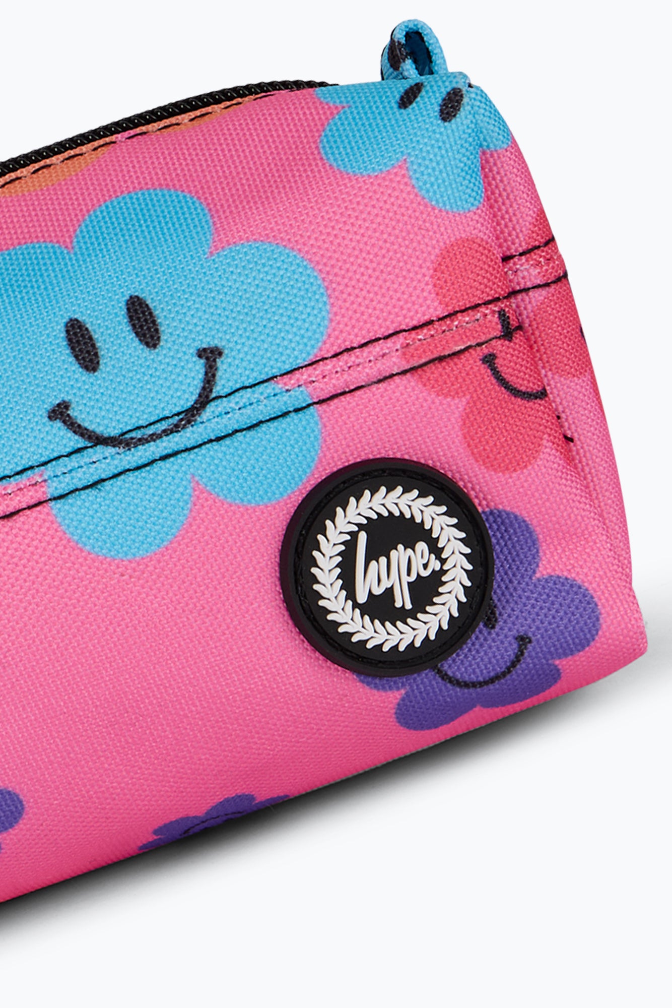 Hype Unisex Pink Happy Flowers Pencil Case