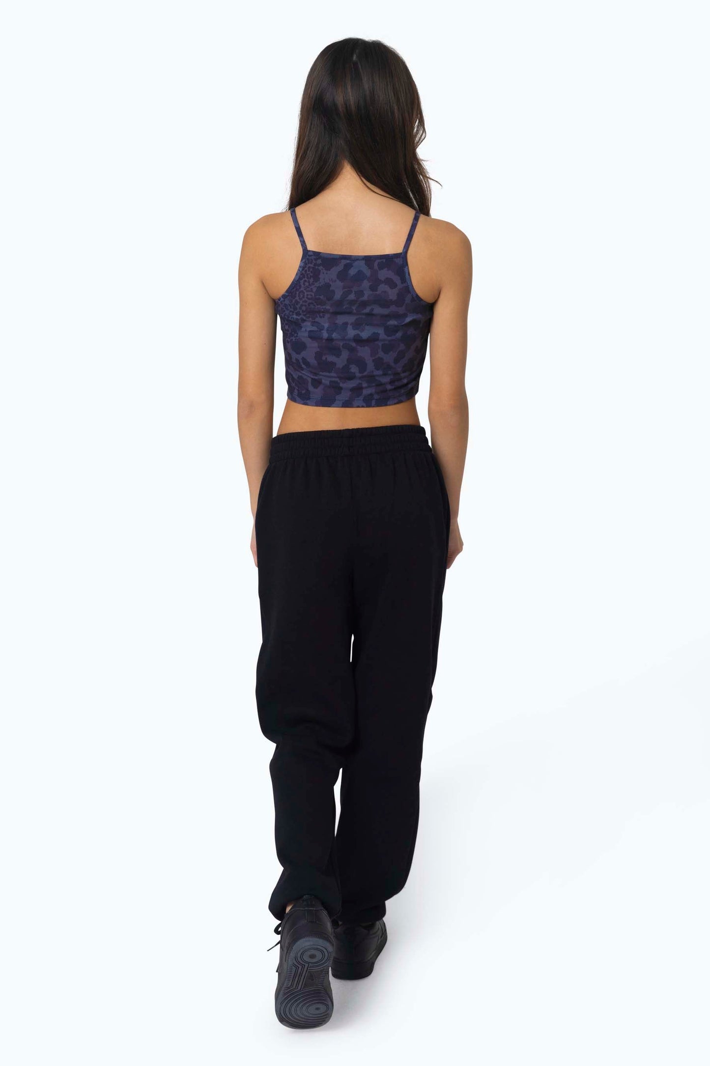 HYPE KIDS BLACK MONO LEOPARD CAMI