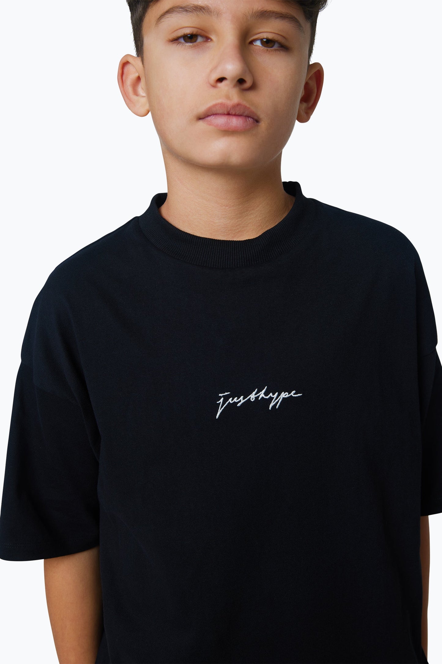 HYPE KIDS BLACK SCRIBBLE T-SHIRT