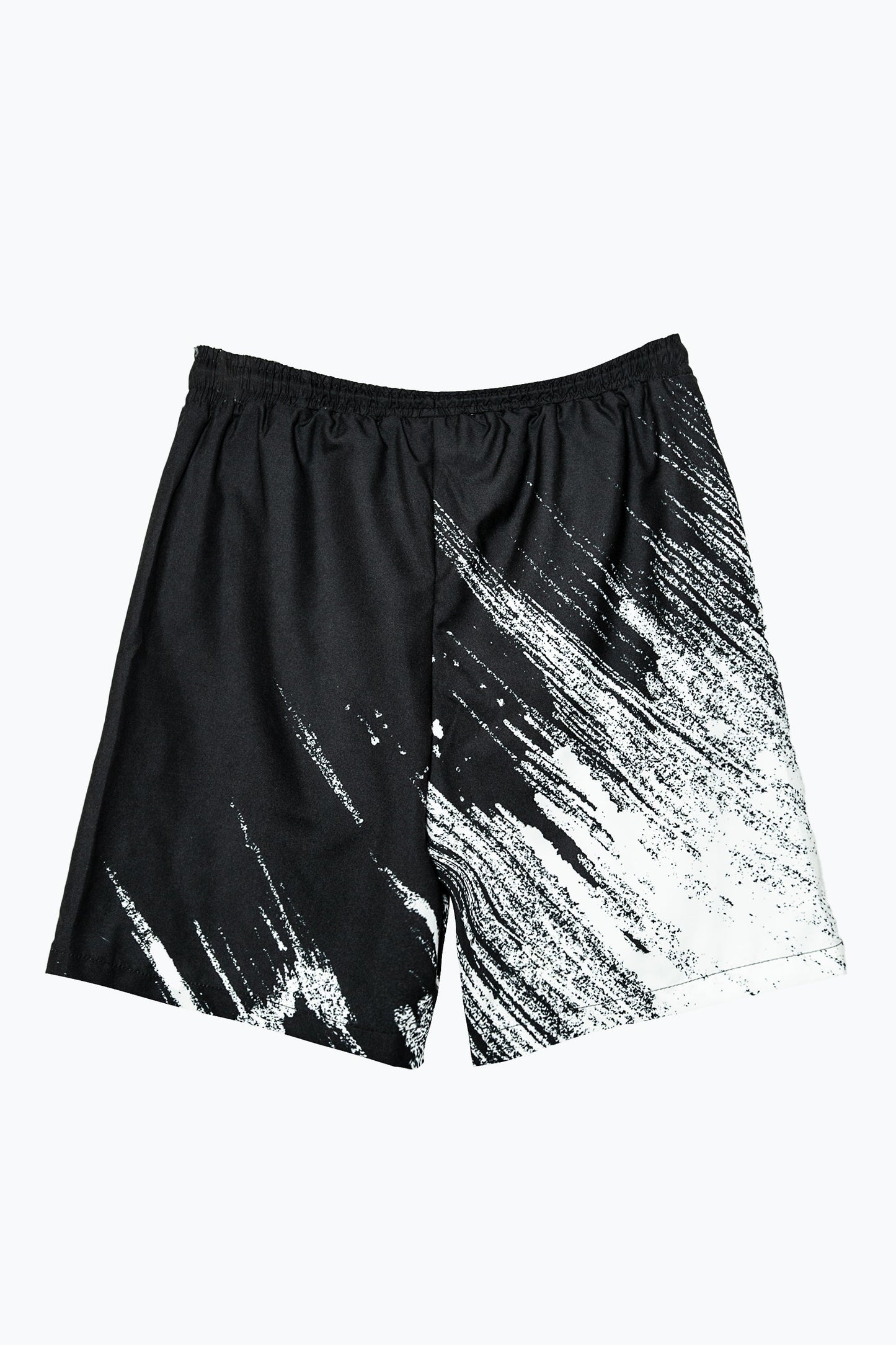 HYPE BOYS MULTI BLACK SCRATCH SCRIBBLE SWIM SHORTS