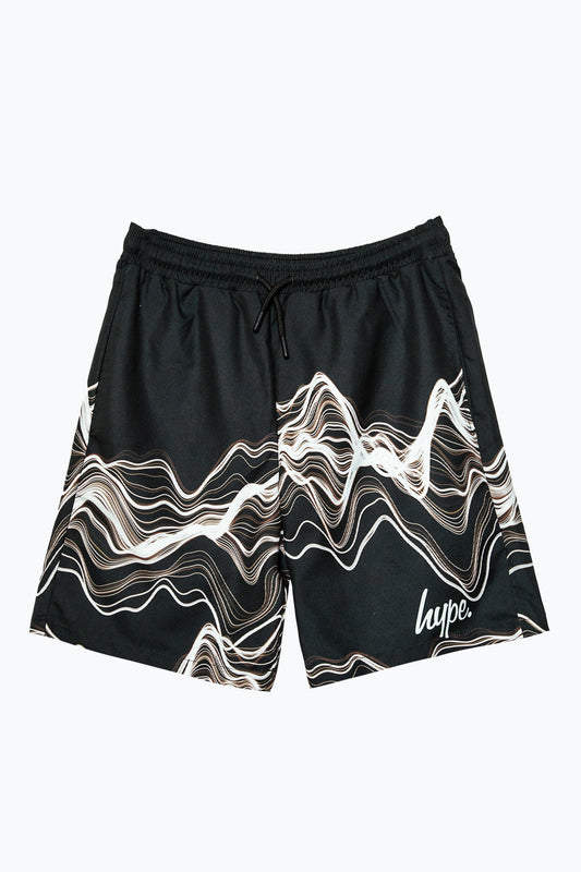 HYPE BOYS MULTI VIBRATIONS SCRIPT SWIM SHORTS