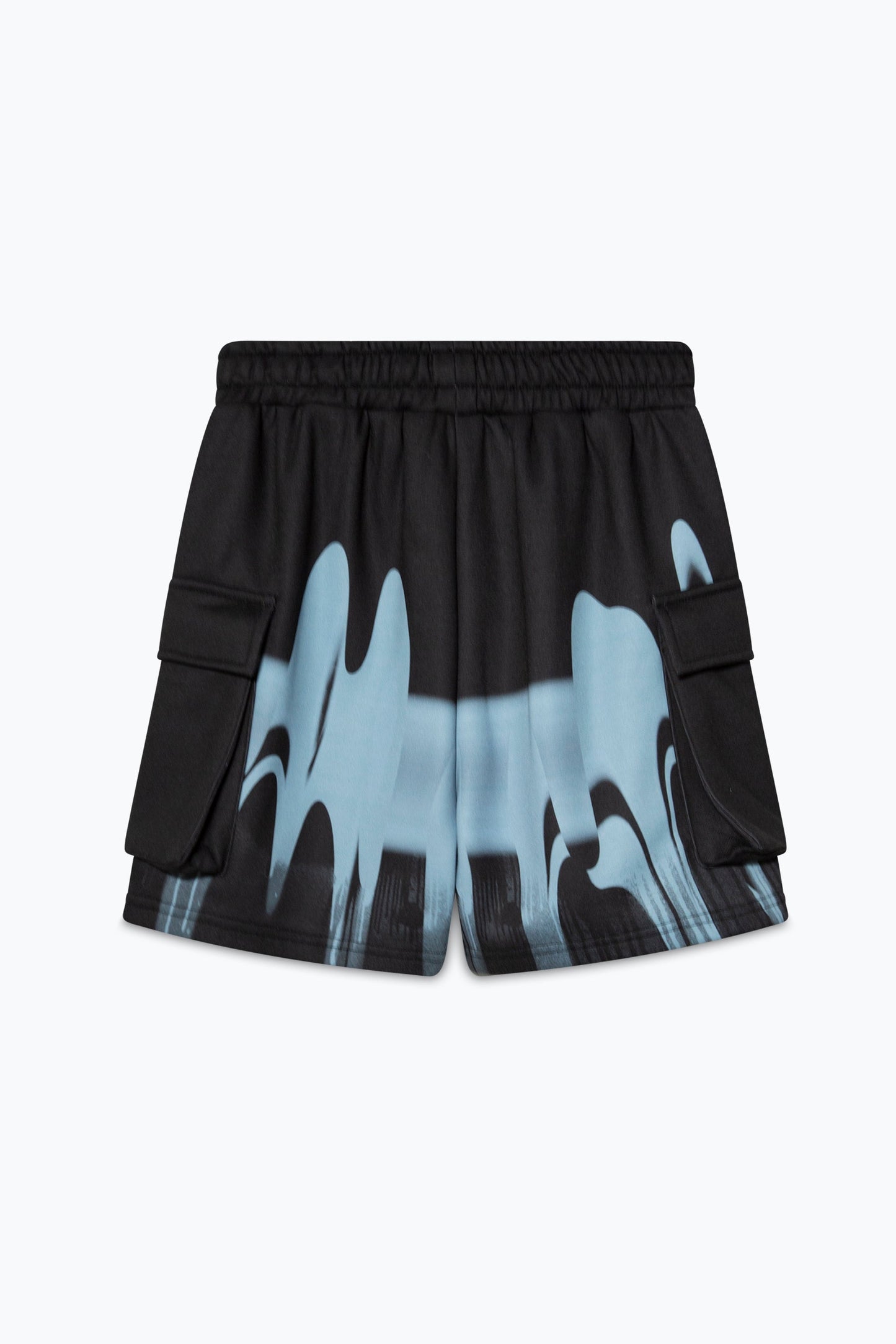 HYPE KIDS MULTI BLUE DRIPS SHORTS