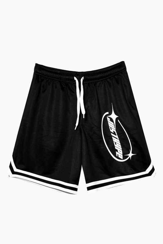 HYPE KIDS BLACK Y2K BASKETBALL SHORTS