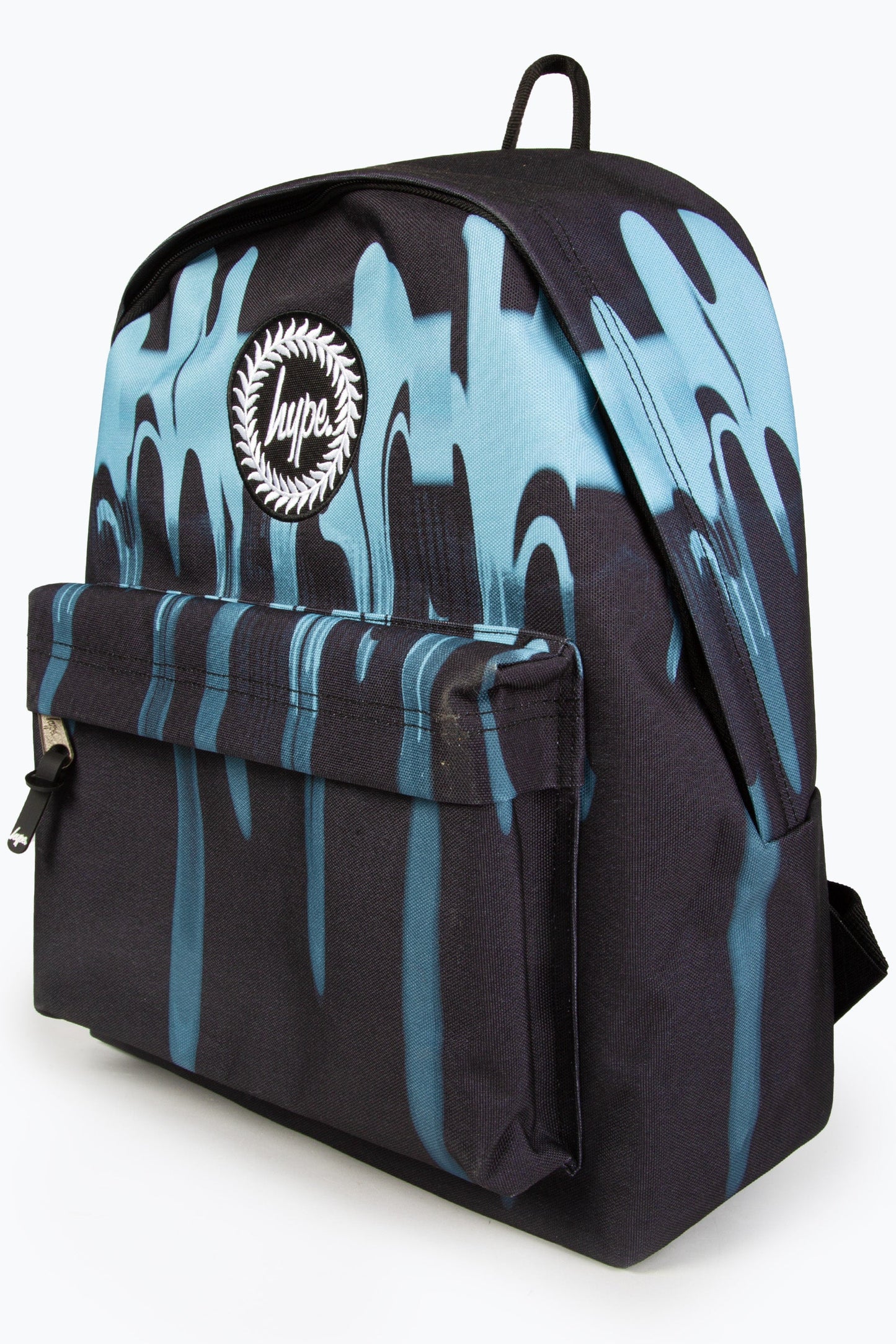 HYPE BOYS BLACK BLUE DRIPS BACKPACK