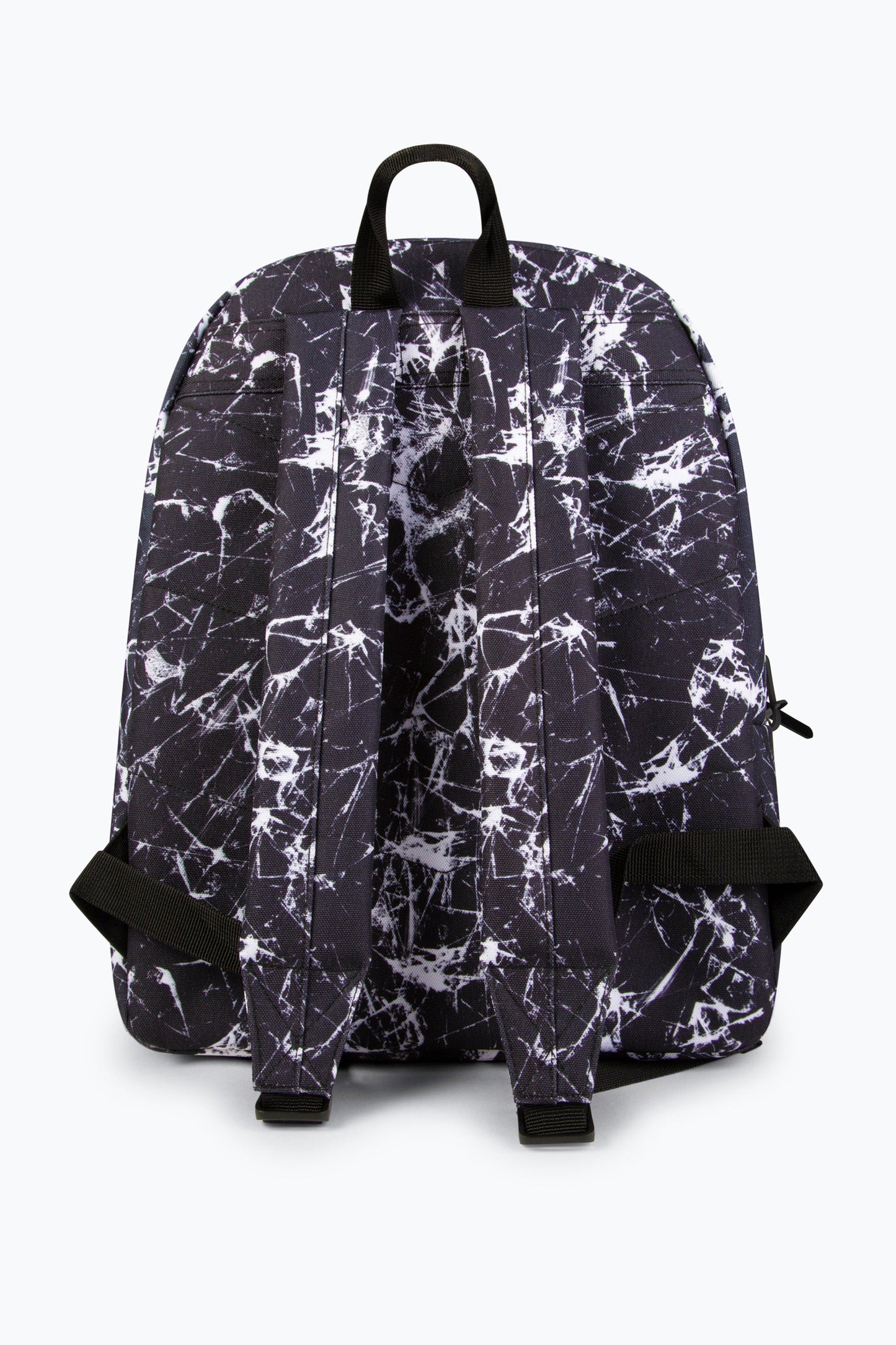 HYPE BOYS BLACK CRACKED GLASS BACKPACK