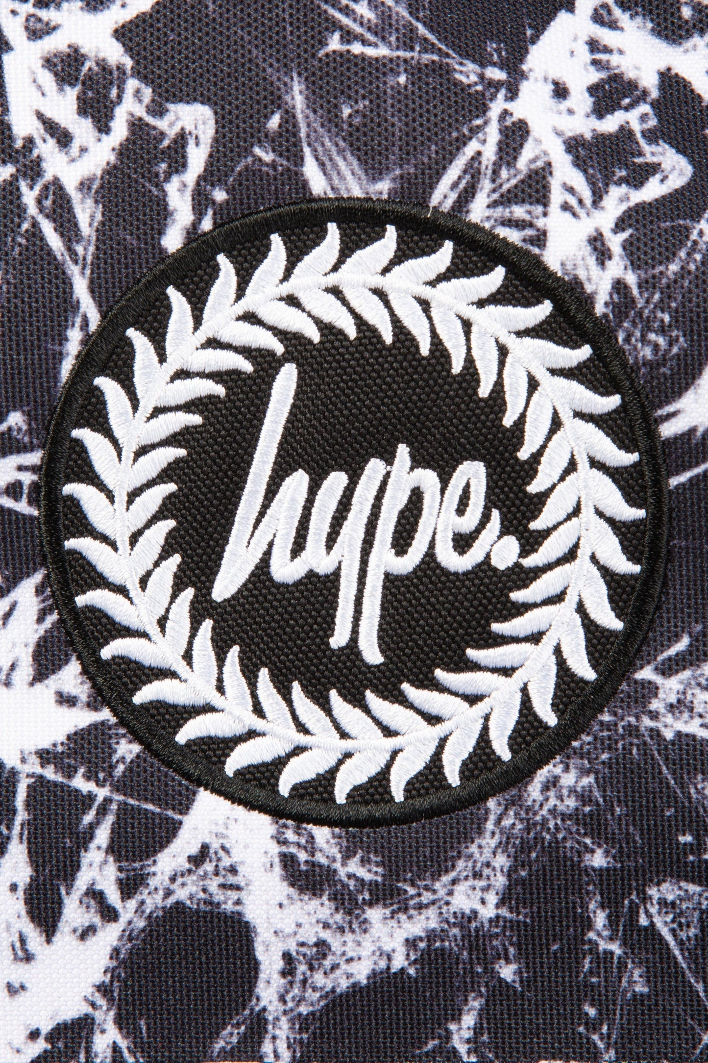 HYPE BOYS BLACK CRACKED GLASS BACKPACK