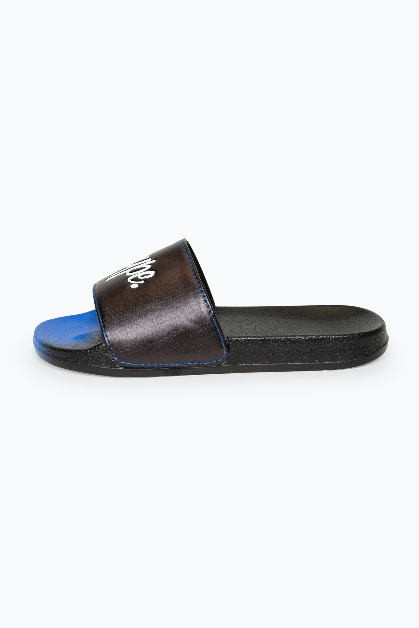 HYPE BOYS MULTI BLACK TO BLUE FADE SCRIPT SLIDERS