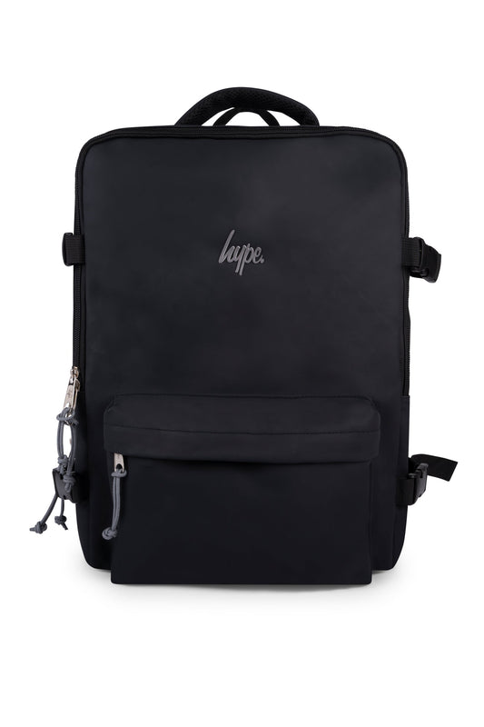 Hype Unisex Black Traveller Backpack
