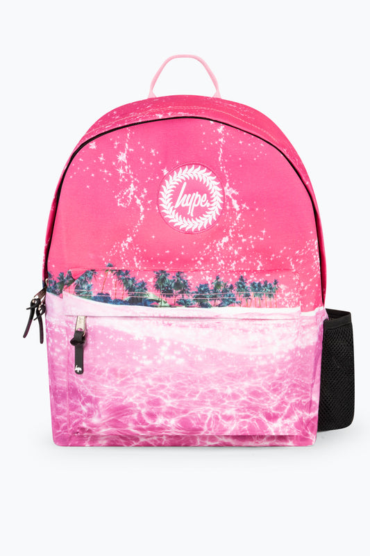 Hype Kids Pink Palms Iconic Backpack