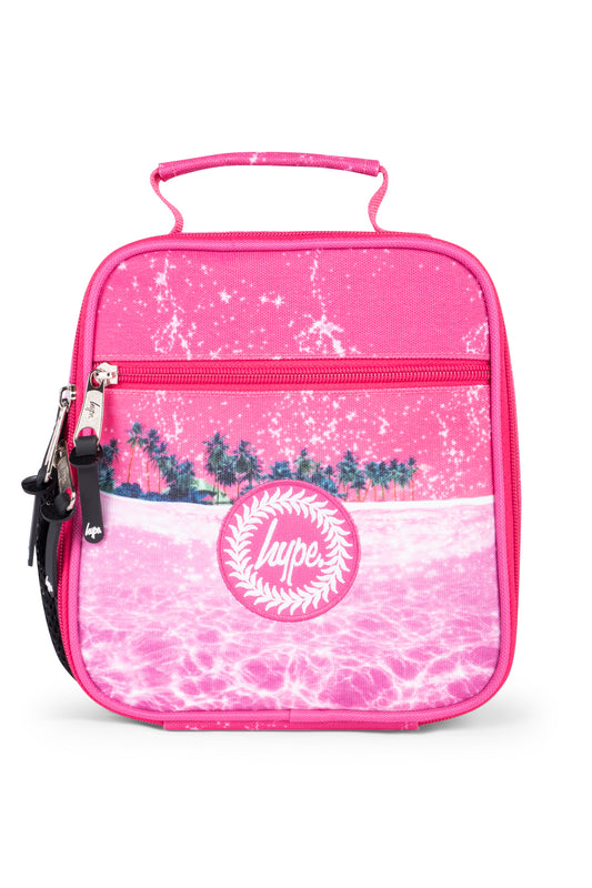 Hype Kids Pink Palms Lunch Box