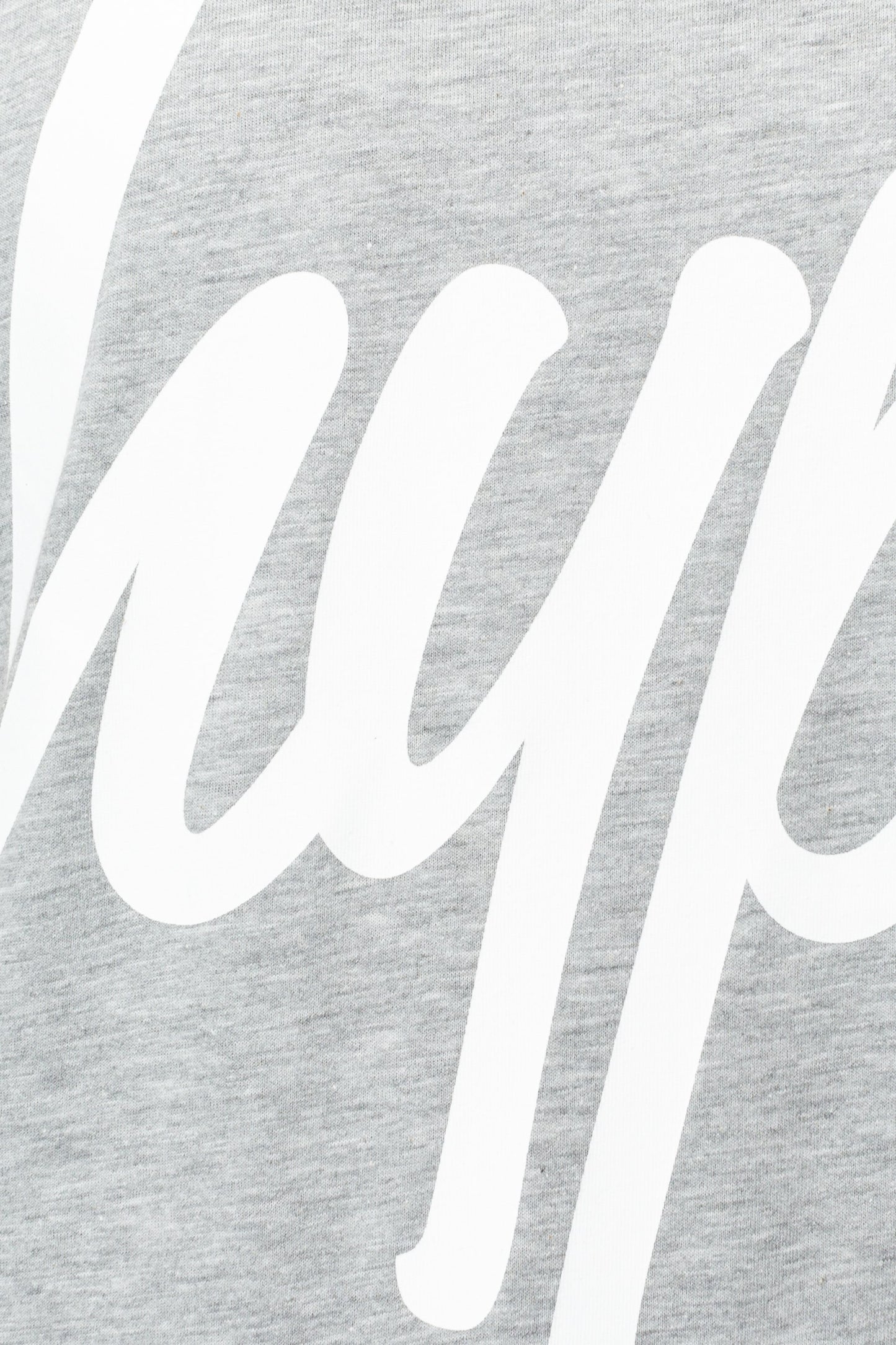 Hype Grey White Script Womens T-Shirt