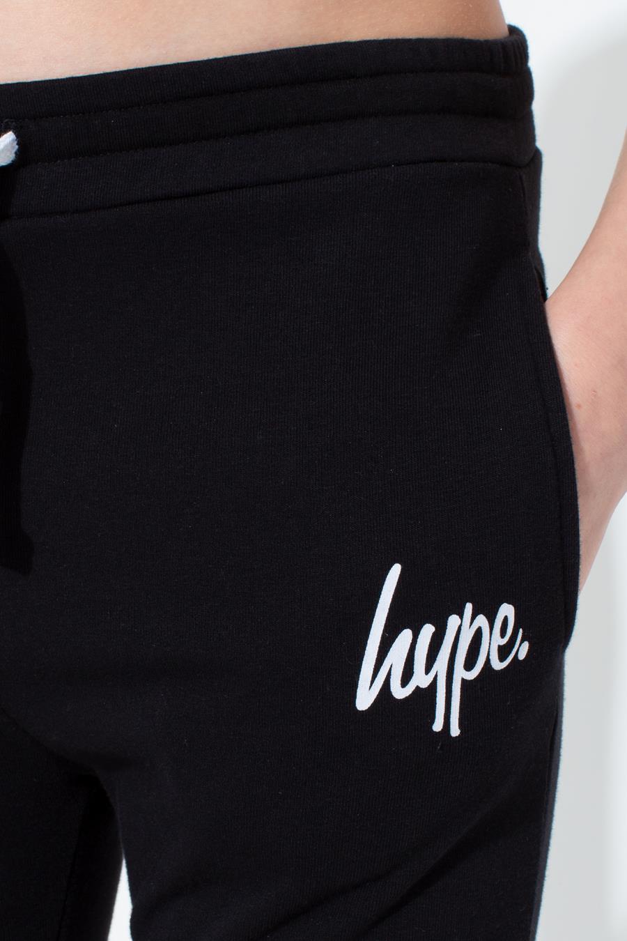 HYPE BLACK SCRIPT BOYS JOGGERS