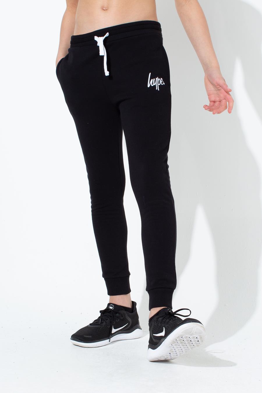 HYPE BLACK SCRIPT BOYS JOGGERS