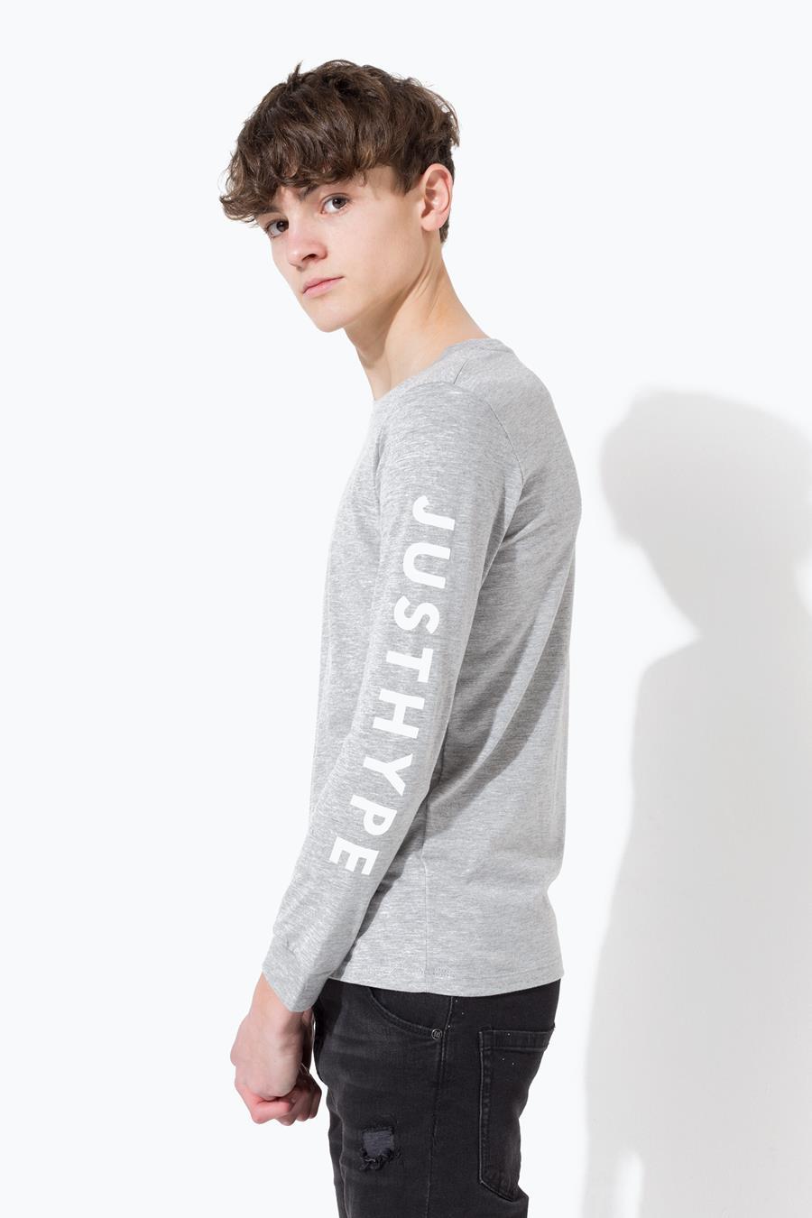 HYPE GREY JUSTHYPE KIDS L/S T-SHIRT