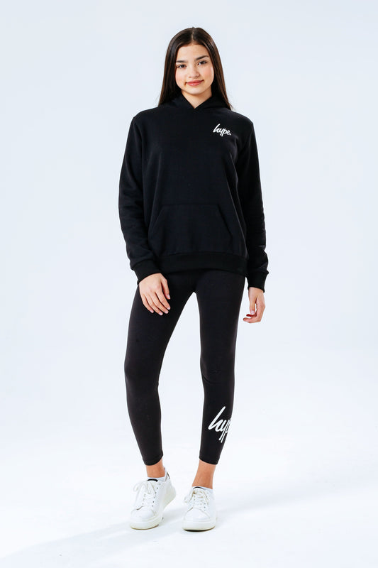 Hype Black Kids Hoodie & Leggings Set