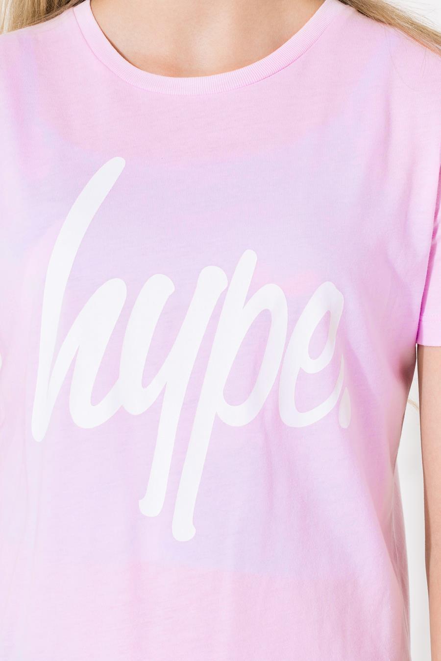 Hype Pink Script Kids T-Shirt