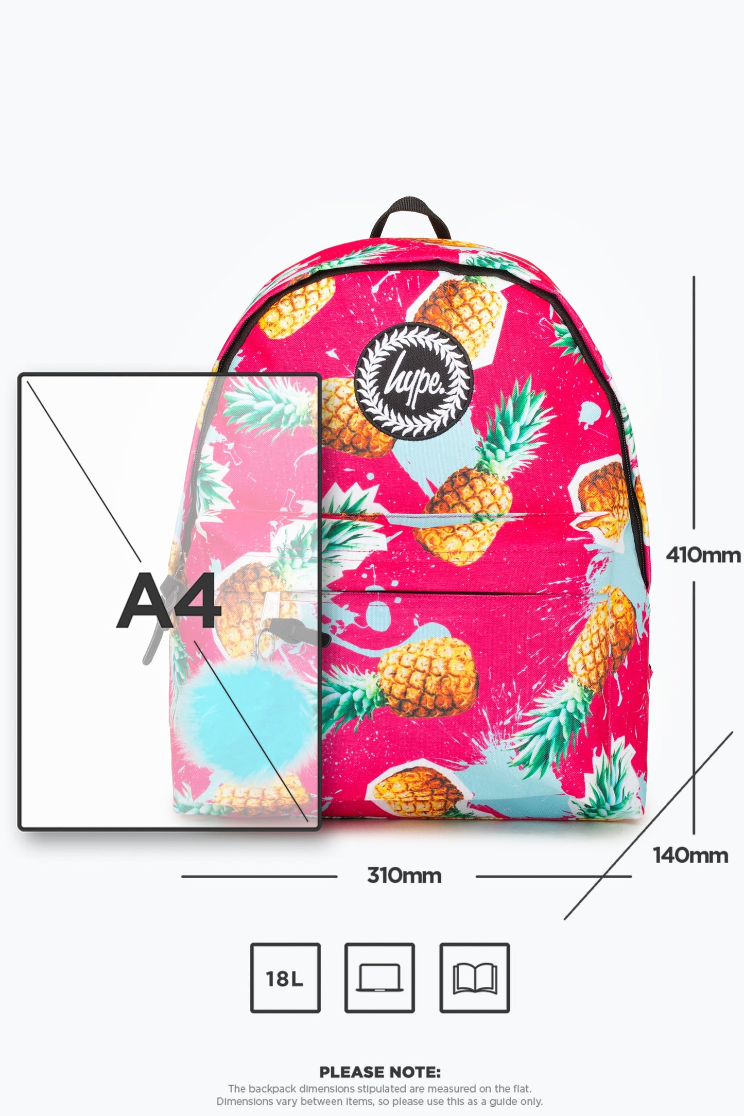 Hype Pineapple Splatter Backpack