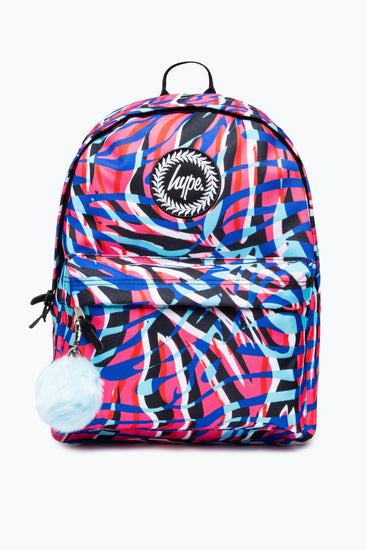 Hype Highlighter Zebra Backpack