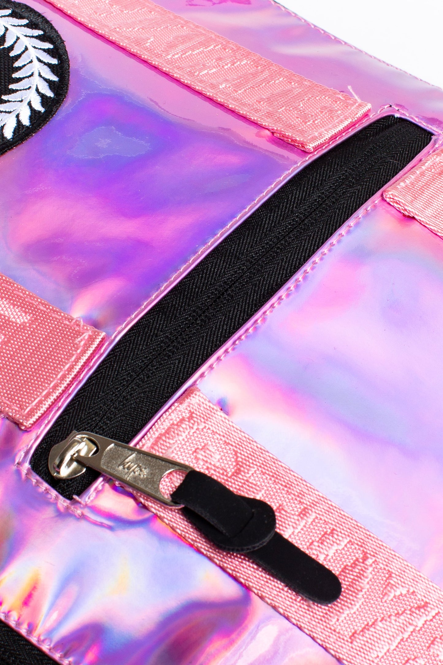 HYPE PINK HOLOGRAPHIC BOXY BACKPACK