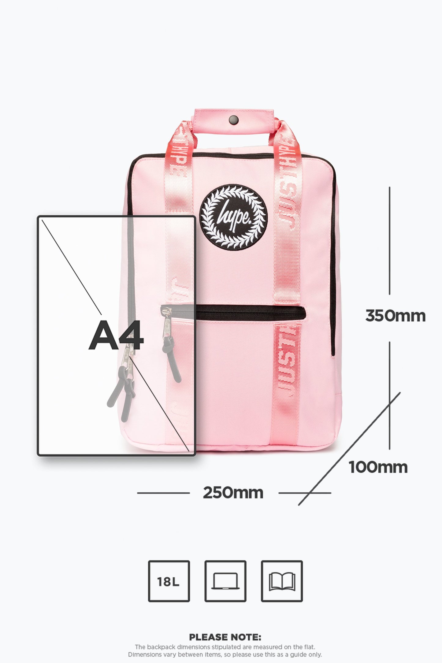 HYPE PINK BOXY BACKPACK