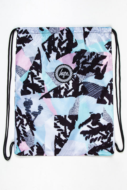 HYPE PASTEL ABSTRACT DRAWSTRING BAG