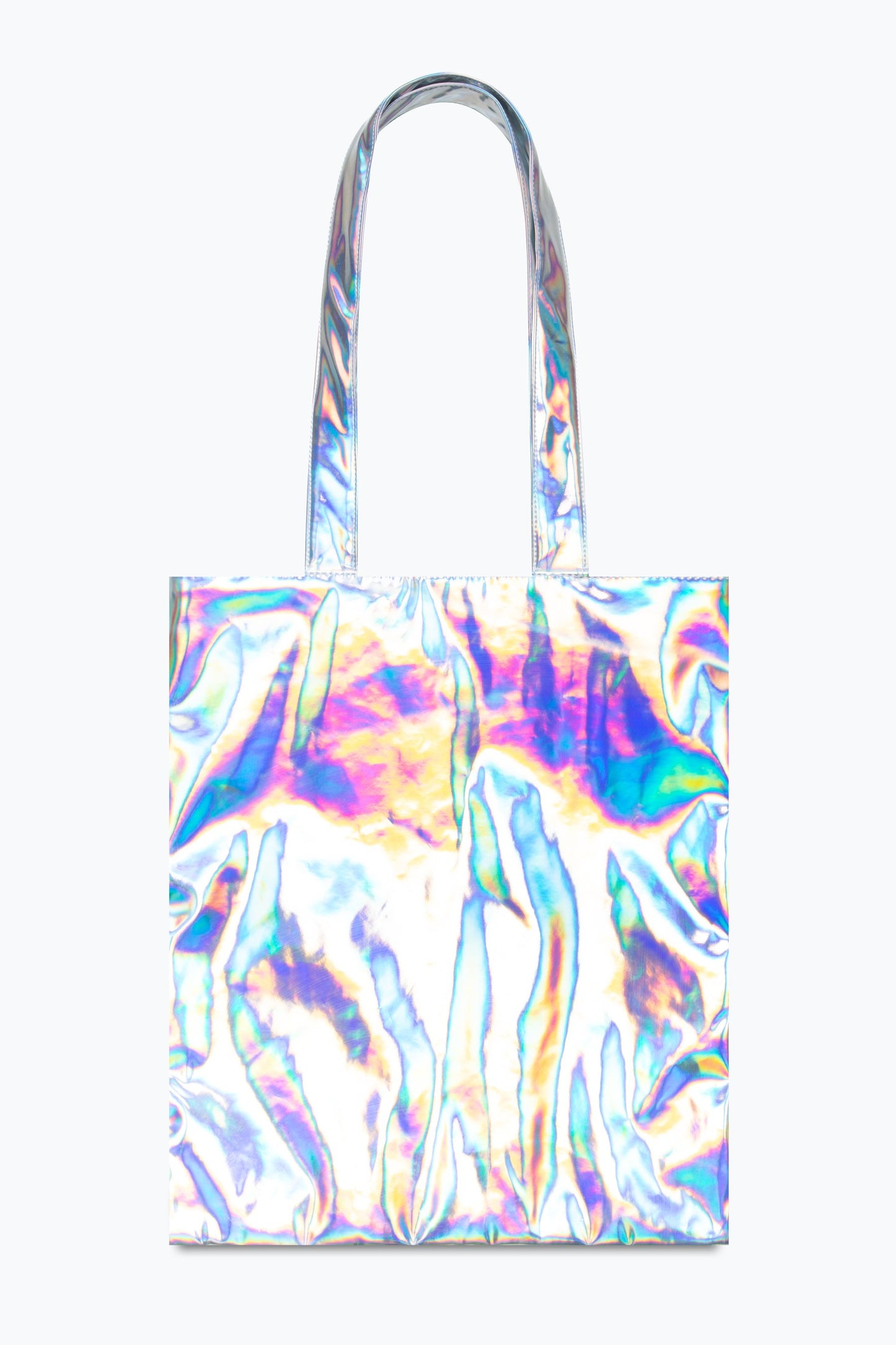 HYPE SILVER HOLOGRAPHIC TOTE BAG