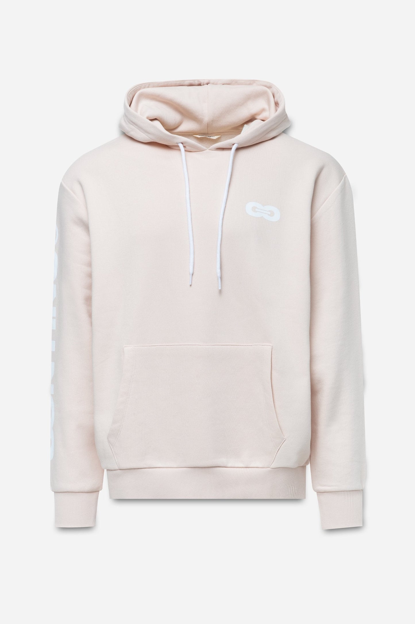 CONTINU8 LIGHT PINK OVERSIZED HOODIE