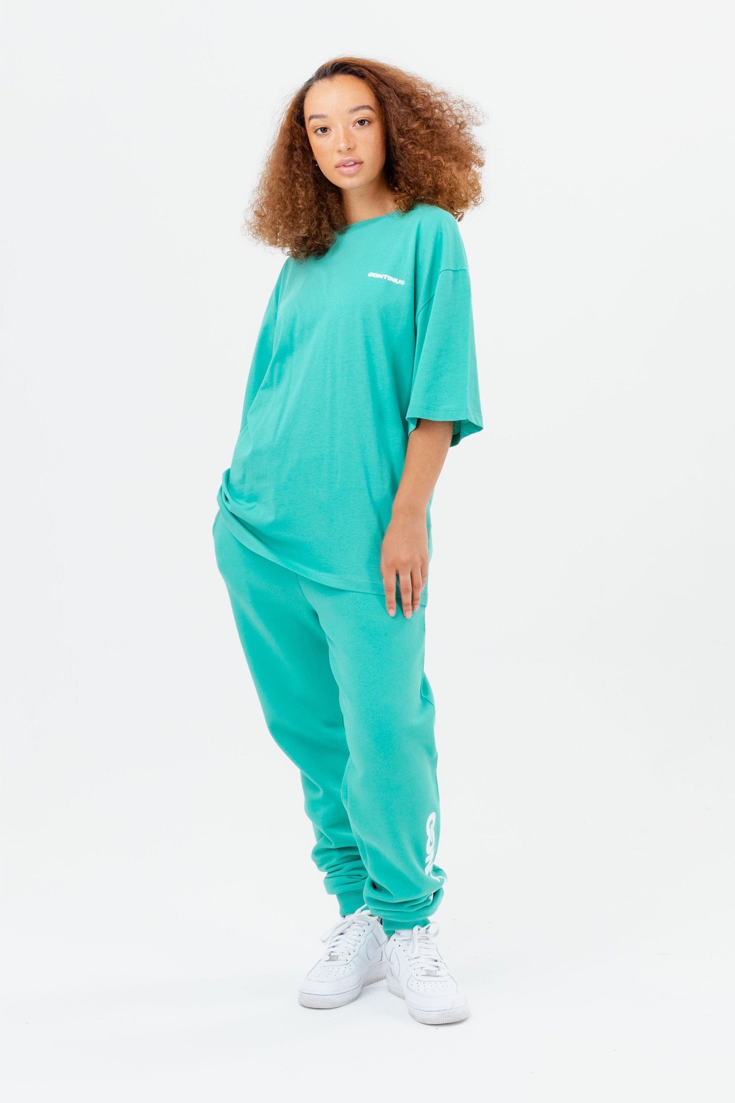 CONTINU8 TURQUOISE JOGGERS